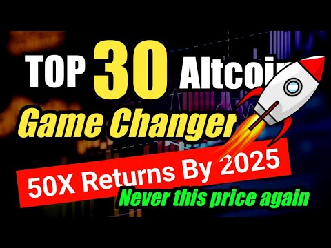 Top 30 Fundamental Coins For Bull Run 2025 | Top 30 Cryptocurrencies In ...