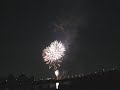 fireworks at gifu city at the bank of nagara river