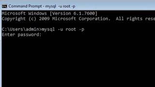 How to connect Mysql / Mariadb via command prompt