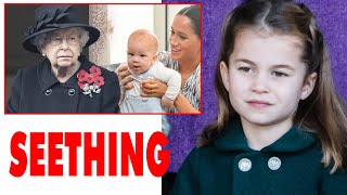 Harry & Meghan SEETHING! Princess Charlotte Gets ROYAL TITLE Queen Missed Out On Instead Of Lilibet