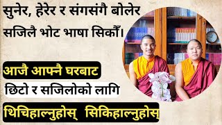 भोटभाषा सिकौँ नेपालीमा। How to learn tibetan language || Learn to speak tibetan in Nepali ||