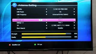 DD Free Dish Signal Settings From MPEG-4 Set Top Box