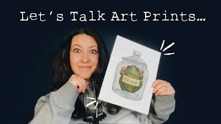 How I make ✨MAGICAL ✨ ART PRINTS at home! ( without photoshop )