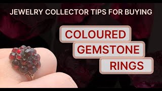 Tips for Buying Coloured Gemstone Rings