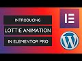 How to Add and Style Lottie Animation Widget in Elementor Pro | Elementor Pro Tutorial - 2021
