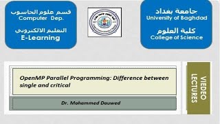 Parallel Programming: Difference between single and critical