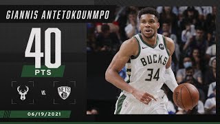 Giannis Antetokoumpo leads Bucks to GAME 7 WIN with 40 PTS & 13 REB ‼️
