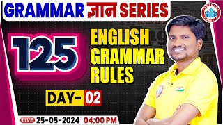 125 RULES OF GRAMMAR | Grammar Gyan Series, Class #2 | सारे English Grammar Rules एक ही Series में