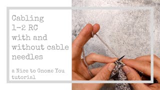 1-2 RC Cable tutorial (aka 1-2 Back Cross)