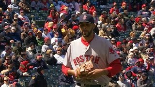 BOS@CLE: Price strikes out 10 in his Red Sox debut