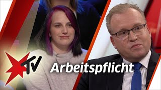 Sollten Bürgergeldempfänger zu Arbeit verpflichtet werden? | stern TV Talk