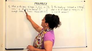 XI -1 #23 - Molarity -Practice Problems Part- 2
