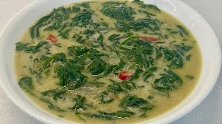 Fiji Style Spinach in Coconut Milk