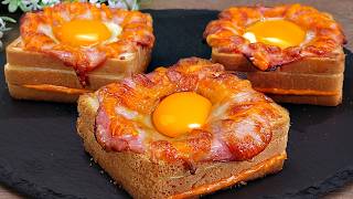 The most delicious recipe with bread and eggs 😱 I have never eaten such delicious sandwiches❗