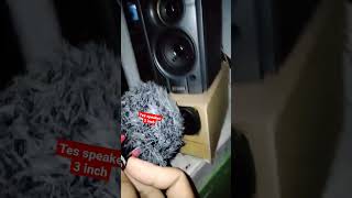 speaker 3 inch | box mini scoop custom #diy #boxspeaker #shorts