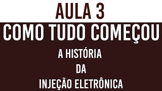 Aula 3 Como tudo começou a Historia da injeção eletronica