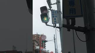 小糸アルミオニギリ型歩行者専用信号機/日本フネン汎用LEDソケット使用している@