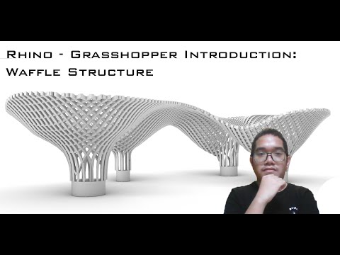 Rhino Grasshopper Introduction Waffle Structure Youtube