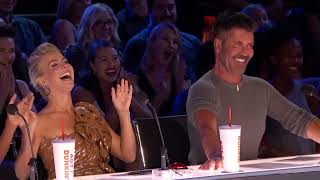 ALL of Greg Morton's AMAZING Voice Impersonations On AGT - America's Got Talent