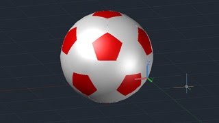 3D ball drawing on Auto CAD Classic tutorial 2014