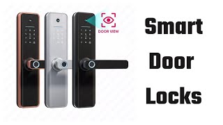 Smart door lock installed