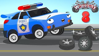 Wheelcity - The Police Car Flash Fire Truck RED to get presents New Kids Video - Episode #8