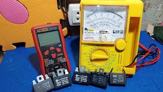 paano mag test ng capacitor gamit ang analog at digital tester