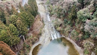 粟又の滝【養老渓谷 滝めぐり】養老川 ドローン空撮 DJI MINI2