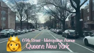 Driving from 69th Street to Metropolitan Ave Queens New York