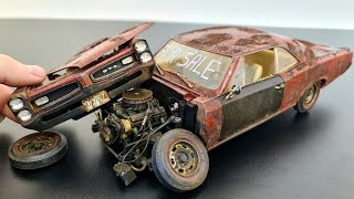 Restoration Pontiac GTO 1966 - Abandoned Model Car