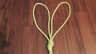 How To Tie The Double Figure 8 Loop (Bunny Ears)