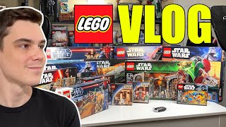 Finding 2022 LEGO SETS EARLY! Building LEGO BOBA FETT SETS & Christmas! (MandR Vlog)