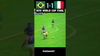 UNFORGOTTABLE CLASH: Brazil vs Italy- 1970 WORLD CUP FINAL||  #football