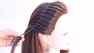 2 amazing hairstyle for party | front hairstyle | hair style girl | cute hairstyle | braid hairstyle