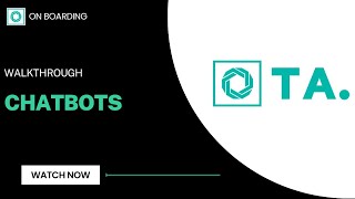 Chatbot Walkthrough TA