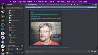 CircuitPython Weekly Meeting for May 17th, 2021 @circuitpython #circuitpython #adafruit