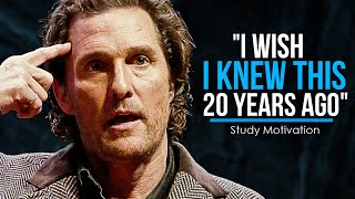 Matthew McConaughey's Ultimate Advice for Students and College Grads - HOW TO SUCCEED IN LIFE