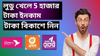 লুডু খেলে টাকা ইনকাম। 5 মিনিটে 5 হাজার টাকা ইনকাম। Lodo game । #lodo #earnmoney #online