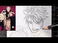 How to draw GOJO , YUTA and YUJI - Jujutsu Kaisen