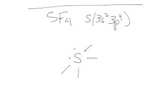Hybrid Orbitals for SF5- and SF4