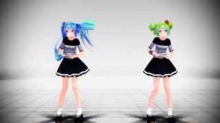 【MMD】 Good Feeling 【Test model】 HD 720p