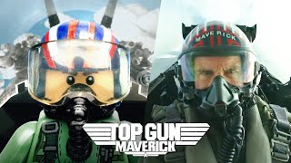 Top Gun: Maverick  - Official Trailer in LEGO - Side by Side Version