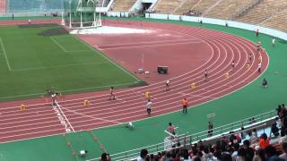 2015年 愛知県高校新人陸上 女子4X100mリレー決勝