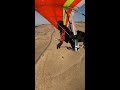 hang glider landing at ed levin after 100 smooth landings at funston