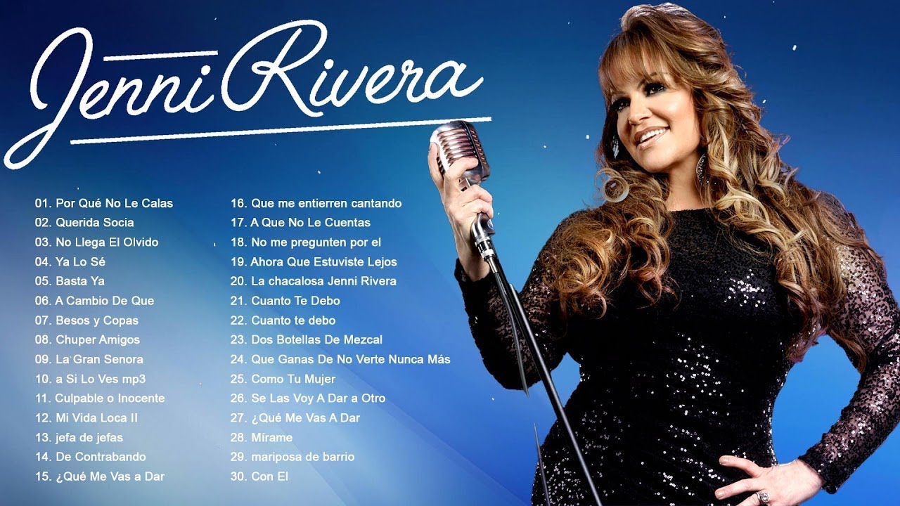 JENNI RIVERA SUS GRANDES EXITOS || TOP 30 MEJORES CANCIONES DE JENNI ...