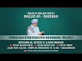 Majelis Rutin Masjid Arraudhah Ratu Zaleha Bersama Al Ustadz H. Ilham Humaidi - 29 November 2024