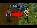 U only need 1 minute to change you body #projectzomboid