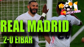 Real Madrid le ganó al Eibar en la Jornada 29
