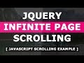 Infinite Page Scrolling Example Using Html CSS and Javascript - Javascript Scrolling Effect Tutorial