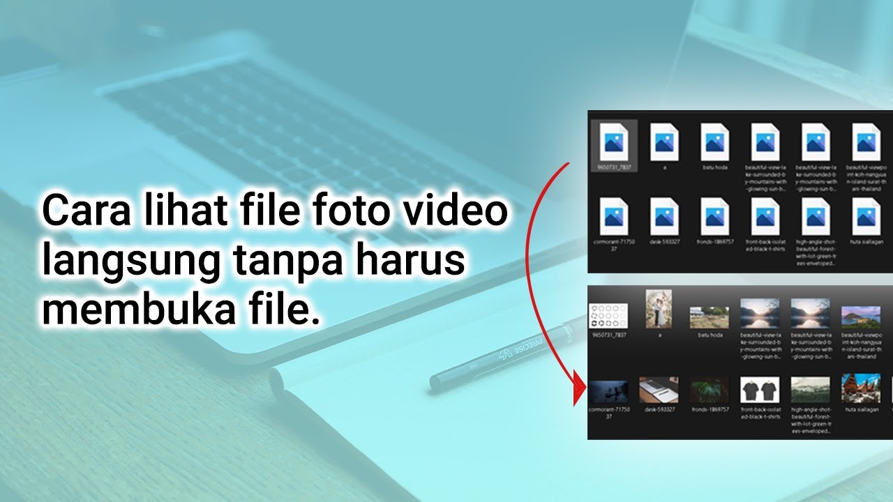 Cara Lihat Foto Dan Video Tanpa Harus Buka File - YouTube